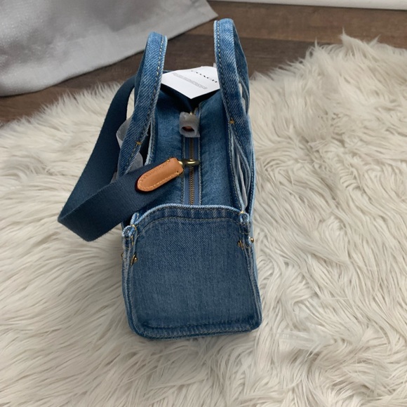 Coach Denim Cargo Tote Bag 20 - Picture 10 of 16